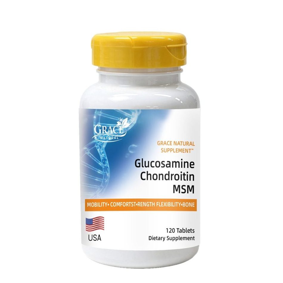 Glucosamine Chondroitin MSM — 120 Tablets, Grace Natural, marketed and distributed by Grace Danez Resources